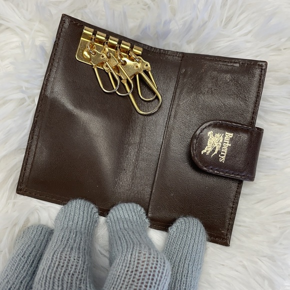 BURBERRY 4 KEY HOLDER CLES VINTAGE - Picture 7 of 8